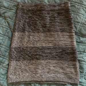 Loft heather gray pencil skirt size xs